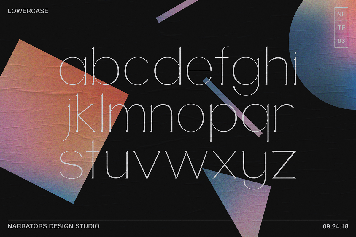 NF Carta - Elegant Display Serif in Serif Fonts - product preview 8