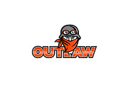 Outlaw Biker Angry Mascot