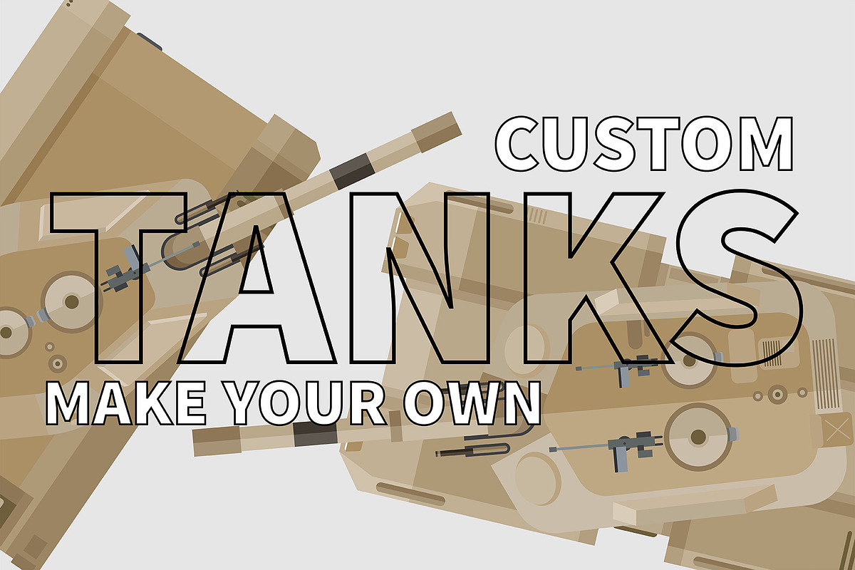 Custom Tanks in Illustrations - product preview 8