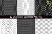 Snakeskin Seamless Patterns