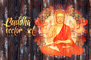Sitting Buddha Illustrations