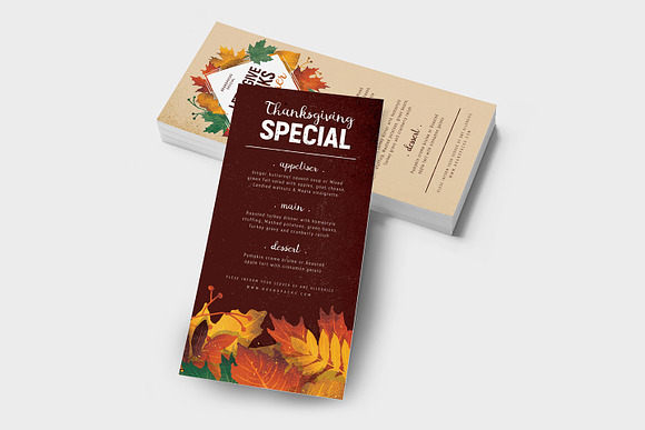 Thanksgiving Flyer / Poster v3 in Flyer Templates - product preview 7