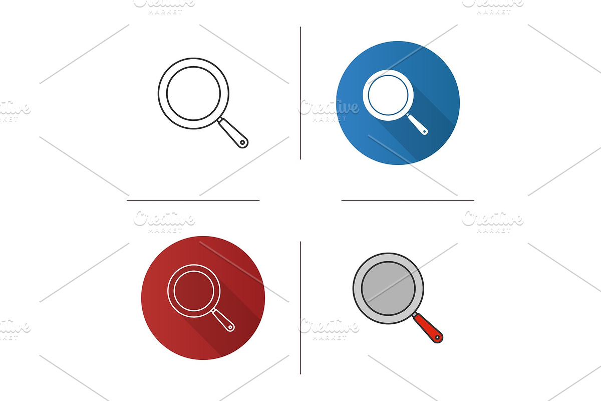 Frying pan icon in Icons - product preview 8