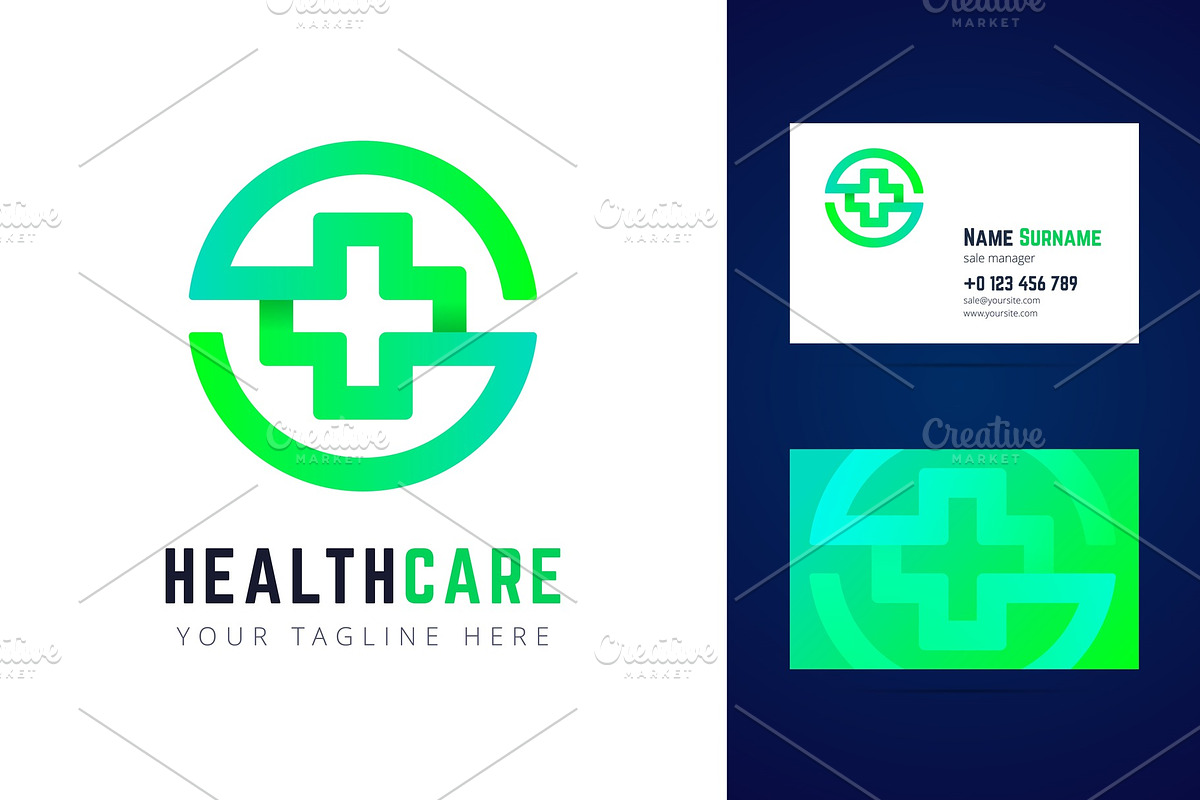 Health care logo in Logo Templates - product preview 8