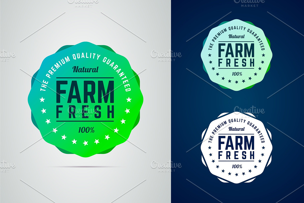 Farm fresh badge. in Illustrations - product preview 8
