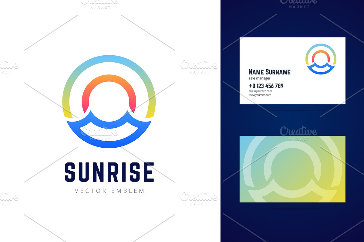 Sunrise logo in Logo Templates - product preview 8
