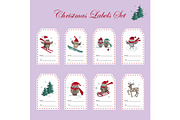 Christmas Gift Tags with Owls