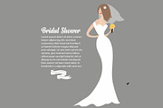 Bridal Shower Illustration Eps