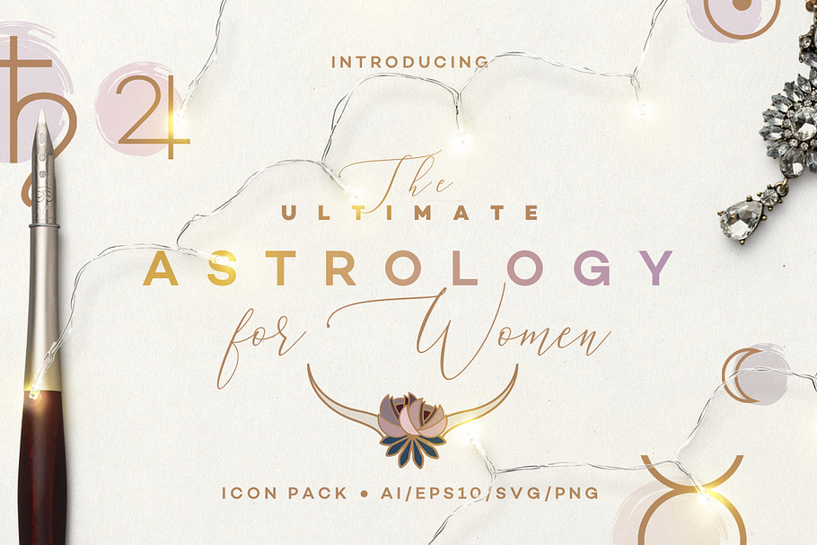 The Ultimate Astrology Icon Pack in Icons Packs - product preview 8