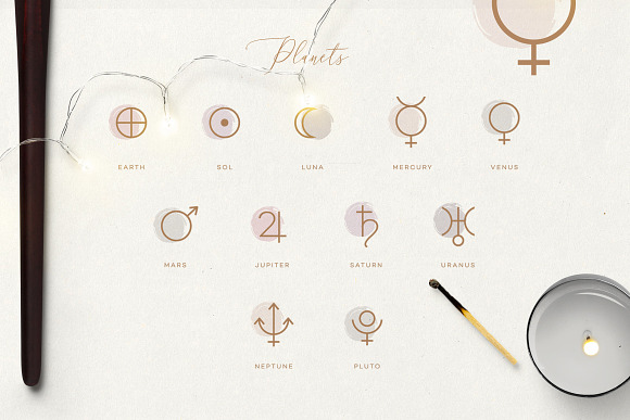 The Ultimate Astrology Icon Pack in Icons Packs - product preview 1