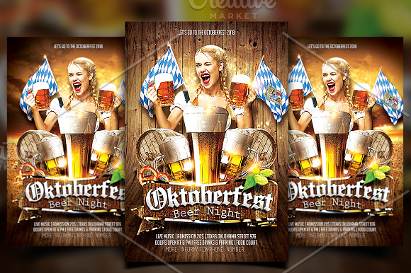 Oktoberfest Flyer in Flyer Templates - product preview 3