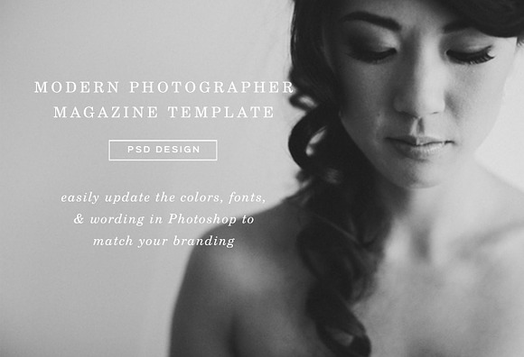Wedding Photographer Magazine in Magazine Templates - product preview 3