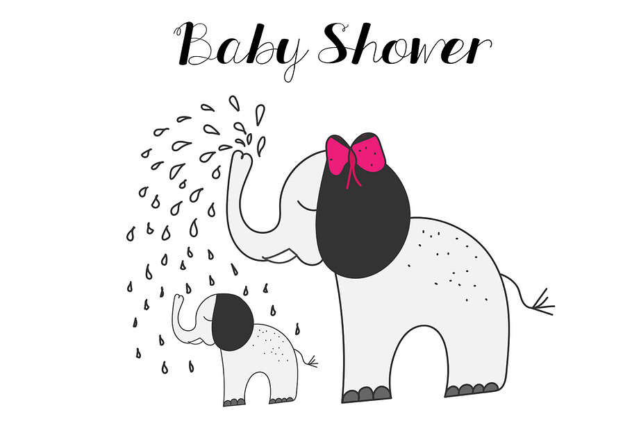 Baby Shower Illustration in Illustrations - product preview 8