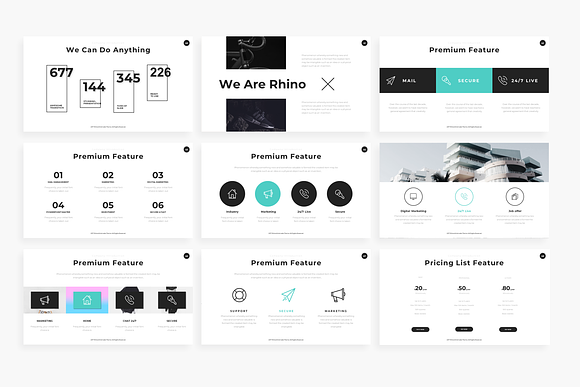 Rhino - Powerpoint Template in PowerPoint Templates - product preview 7
