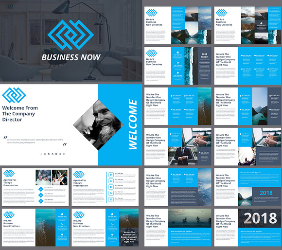 Business Now Powerpoint Template in PowerPoint Templates - product preview 1