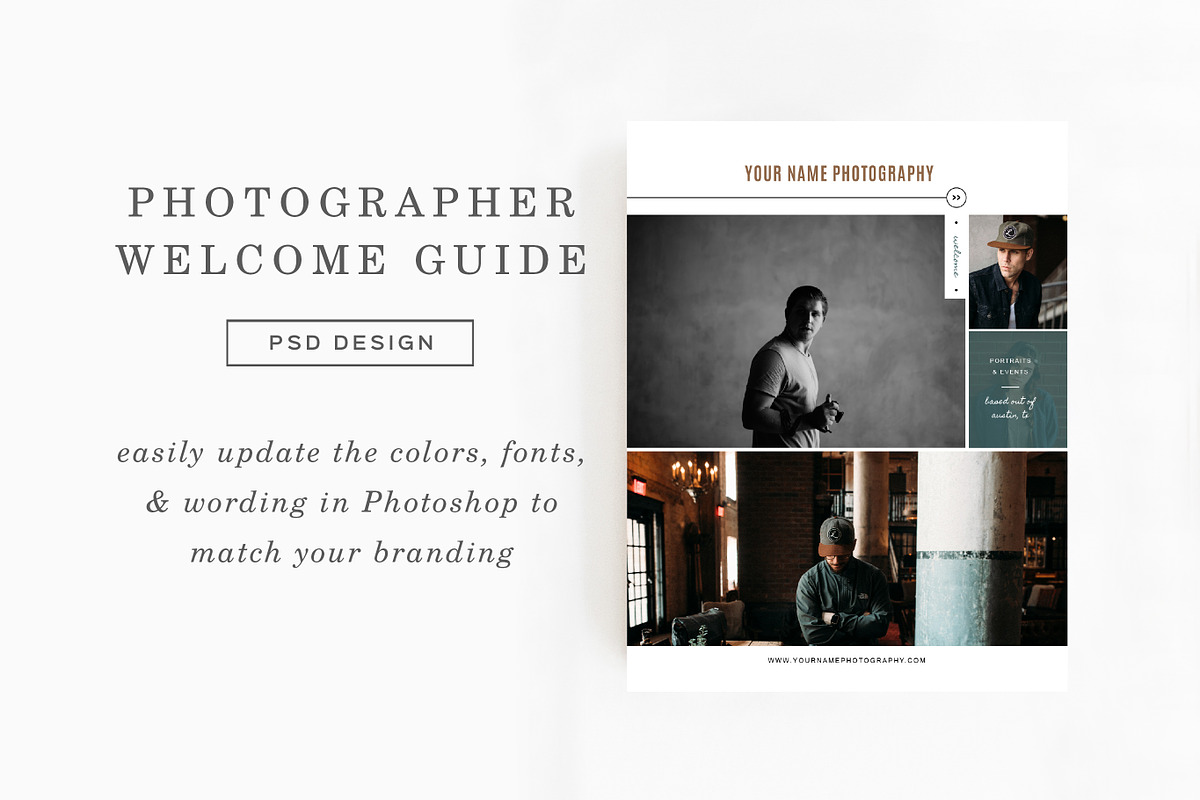 Photographer Magazine Template  in Magazine Templates - product preview 8
