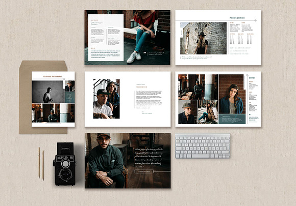 Photographer Magazine Template  in Magazine Templates - product preview 2