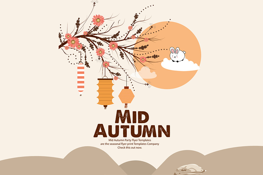 Mid Autumn Illustration  in Illustrations - product preview 8