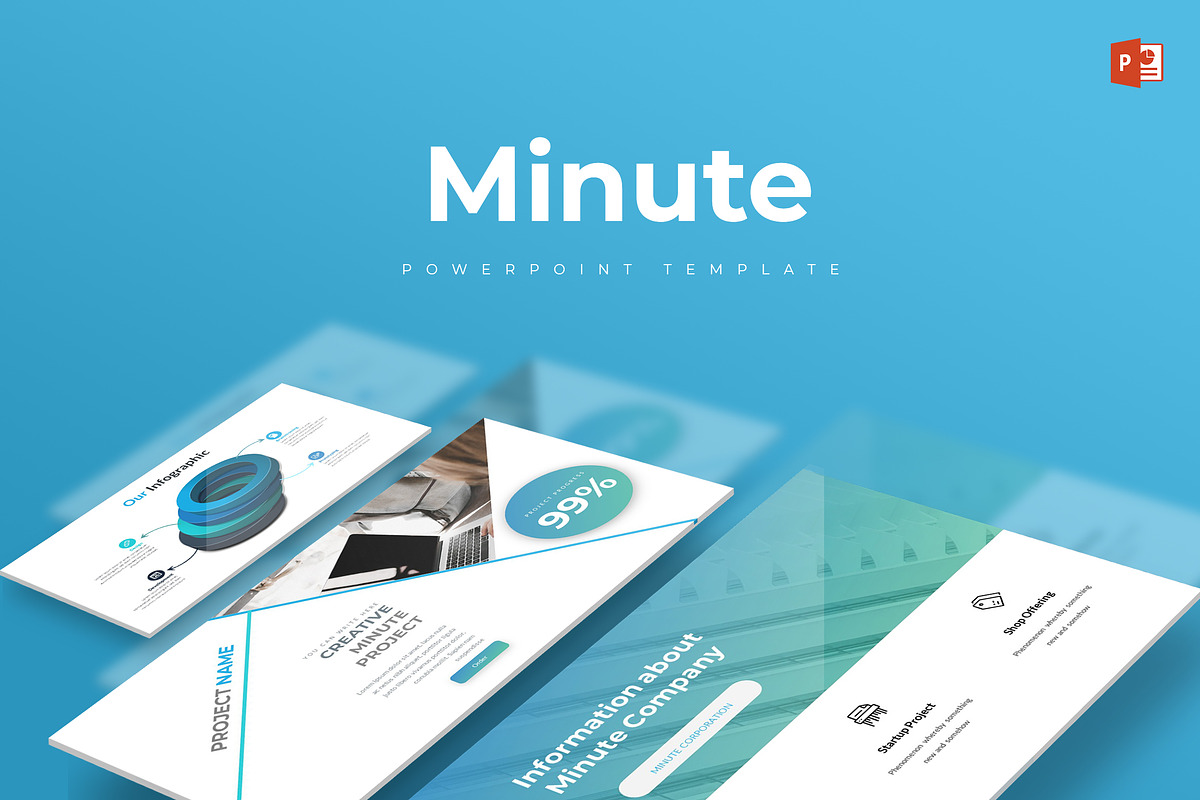 Minute - Powerpoint Template in PowerPoint Templates - product preview 8