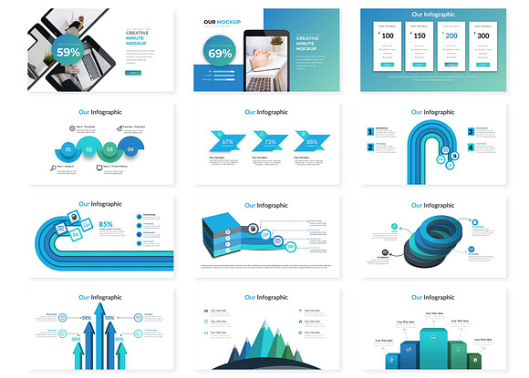 Minute - Powerpoint Template in PowerPoint Templates - product preview 2