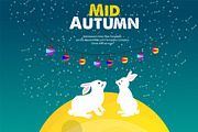 Mid Autumn Illustrations Design