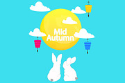 Mid Autumn Illustration Set