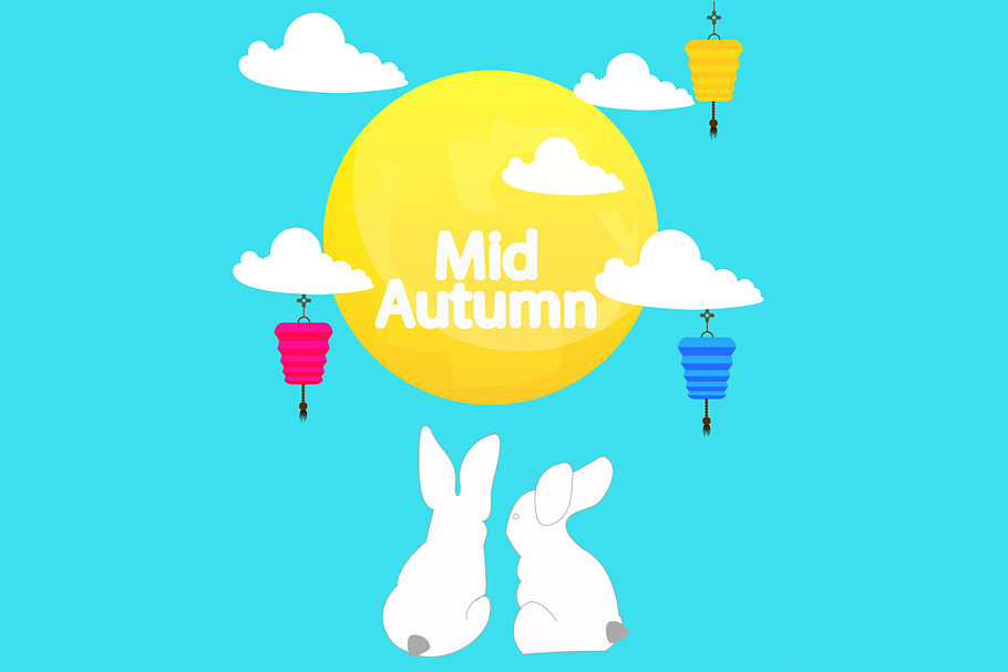 Mid Autumn Illustration Set in Illustrations - product preview 8