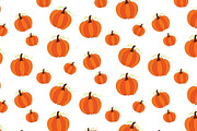 Pumpkin Seamless Pattern Ai