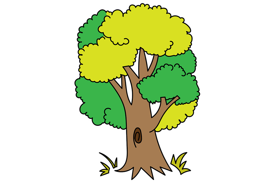Huge Tree Illustration in Illustrations - product preview 8