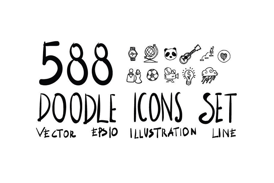 588 Hand Drawn doodle Icon in Sports Icons - product preview 8