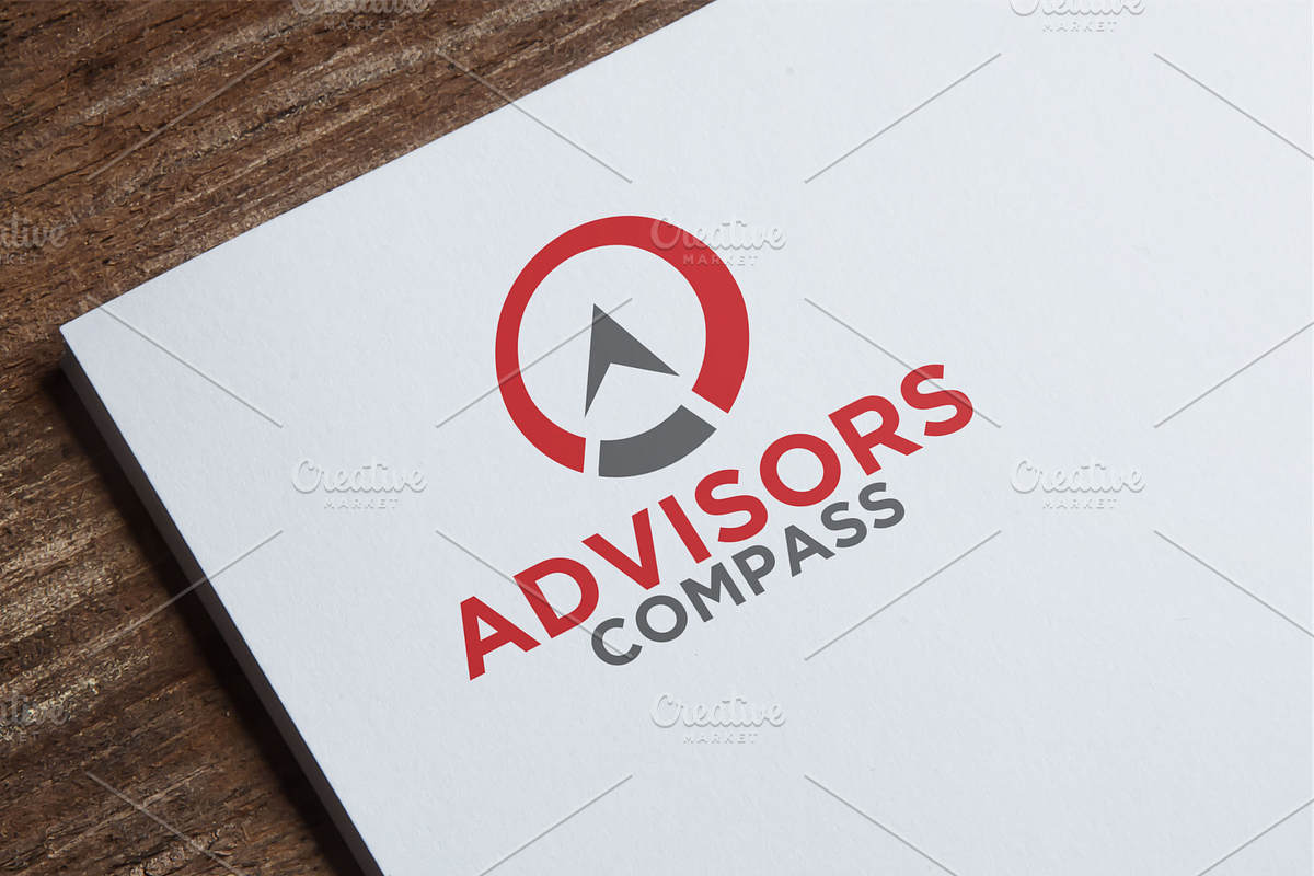 Compass Advisors Logo Template in Logo Templates - product preview 8