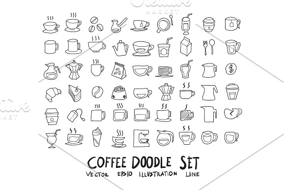 871 Hand Draw doodle icons set in Cartoon Icons - product preview 6