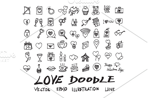 871 Hand Draw doodle icons set in Cartoon Icons - product preview 8