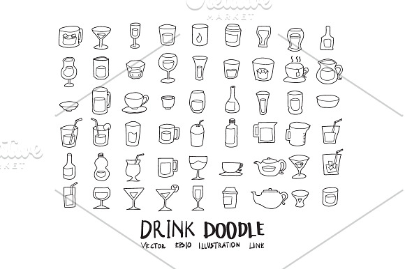 871 Hand Draw doodle icons set in Cartoon Icons - product preview 10