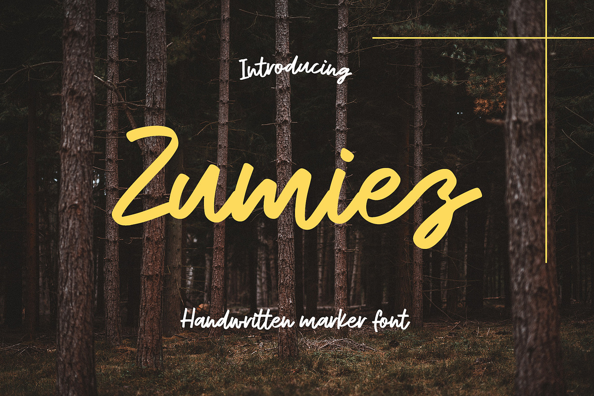 Zumiez in Script Fonts - product preview 8