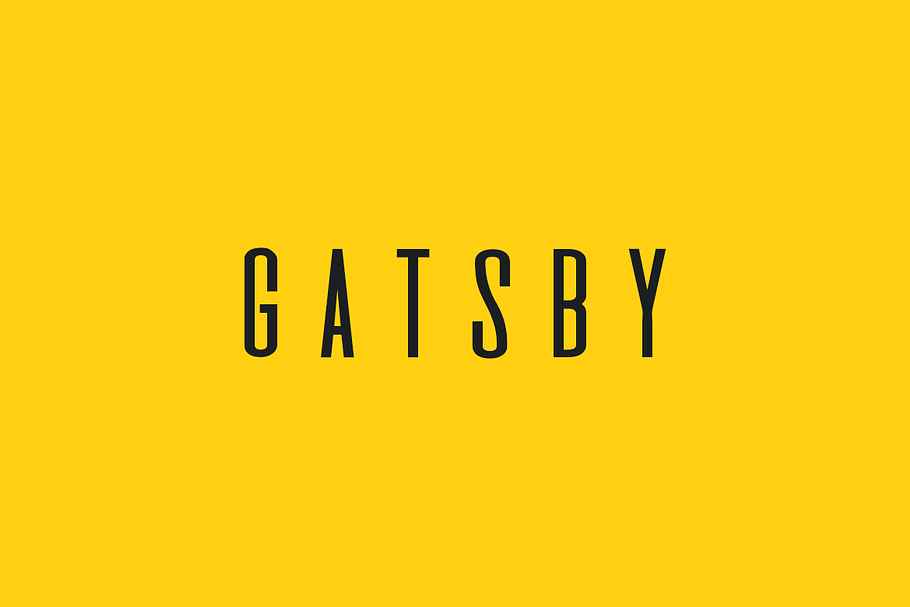 GATSBY - Unique Display Typeface in Display Fonts - product preview 8