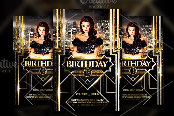 Birthday Party in Flyer Templates - product preview 1