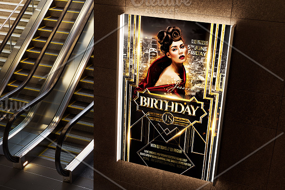 Birthday Party in Flyer Templates - product preview 3
