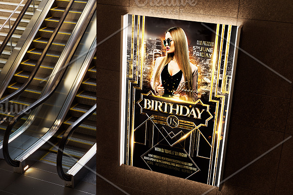 Birthday Party in Flyer Templates - product preview 4