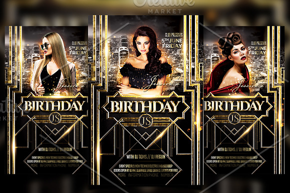 Birthday Party in Flyer Templates - product preview 5