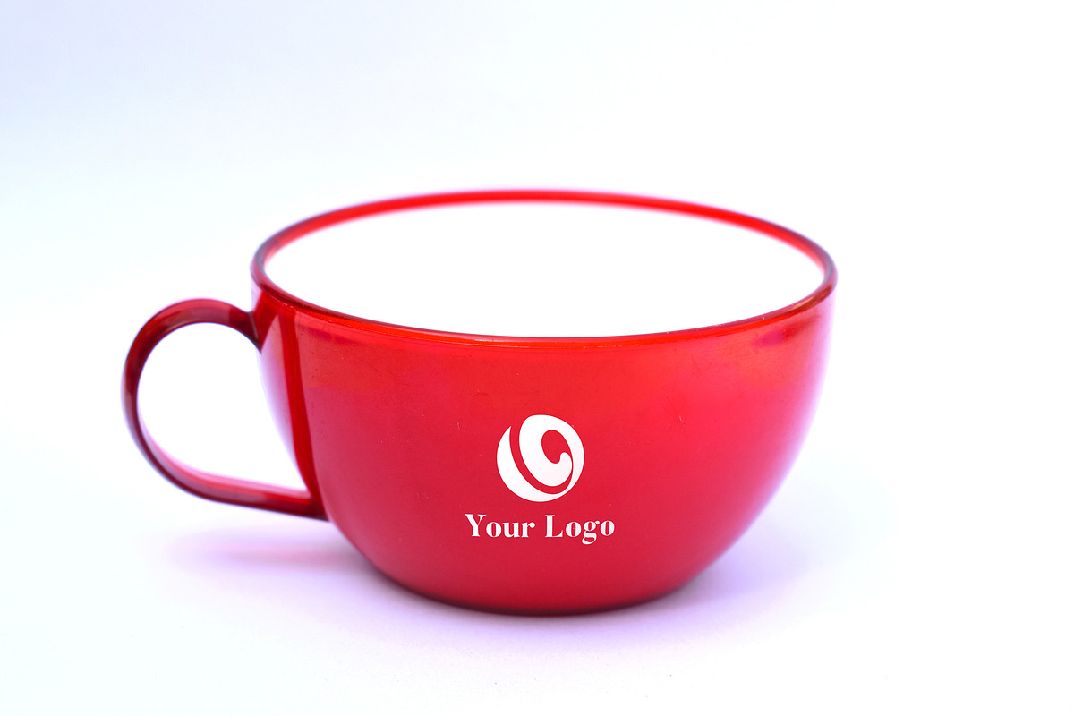 Red Cup Logo MockUp in Product Mockups - product preview 8