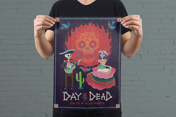 Day of the dead 2 in Illustrations - product preview 6