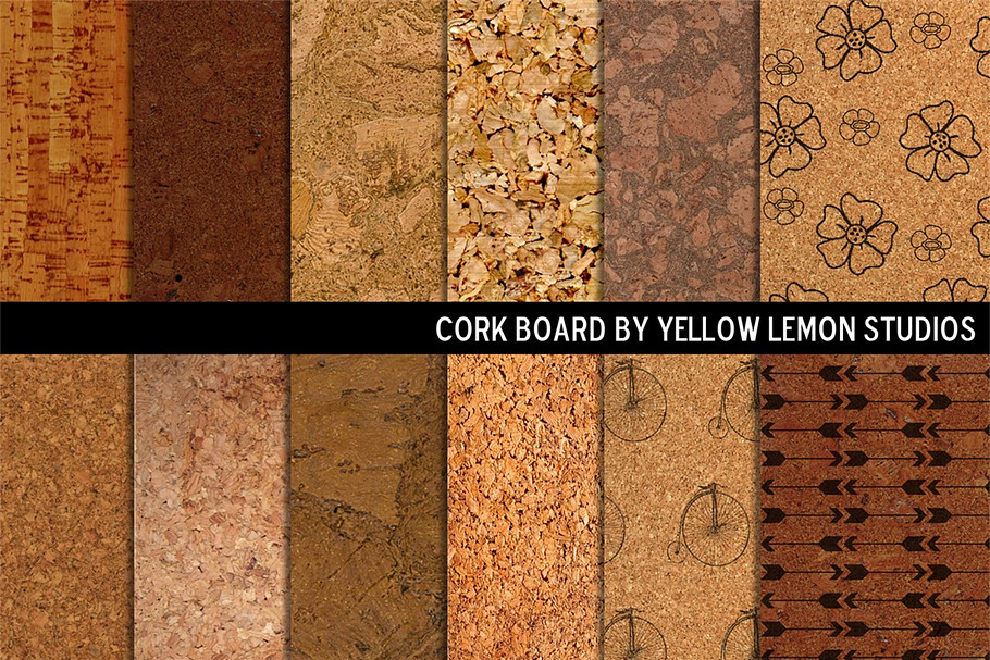 Decorative Cork board backgrounds