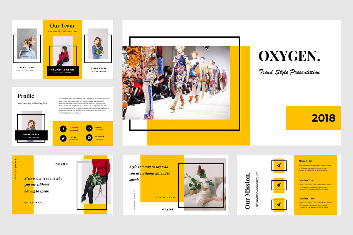 Oxygen Powerpoint Template in PowerPoint Templates - product preview 8