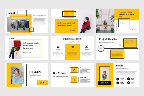 Oxygen Powerpoint Template in PowerPoint Templates - product preview 1