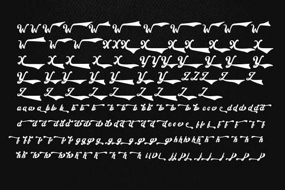 Donatello II new retro script in Retro Fonts - product preview 13