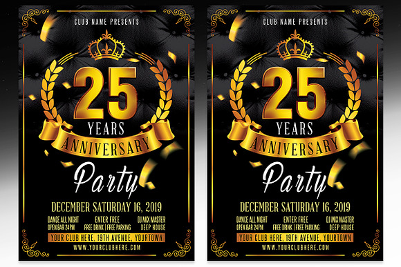 Anniversary Flyer in Flyer Templates - product preview 1