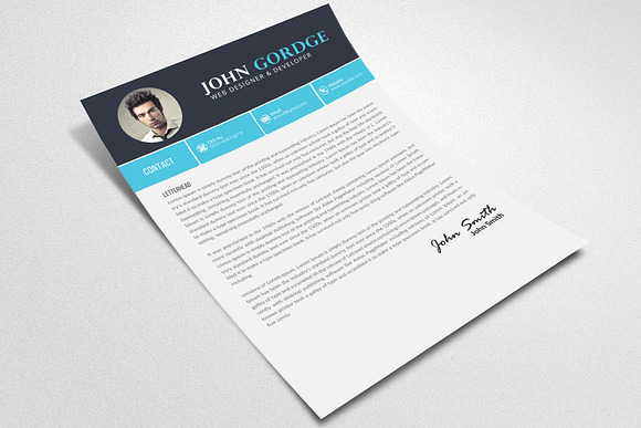 Creative CV Resume Word Template in Resume Templates - product preview 2