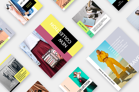 Palette Social Media Kit in Instagram Templates - product preview 1