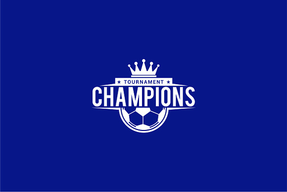 soccer champion logo in Logo Templates - product preview 3